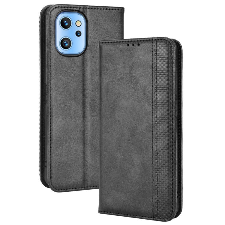 Magnetic Buckle Retro Crazy Horse Leather Phone Case