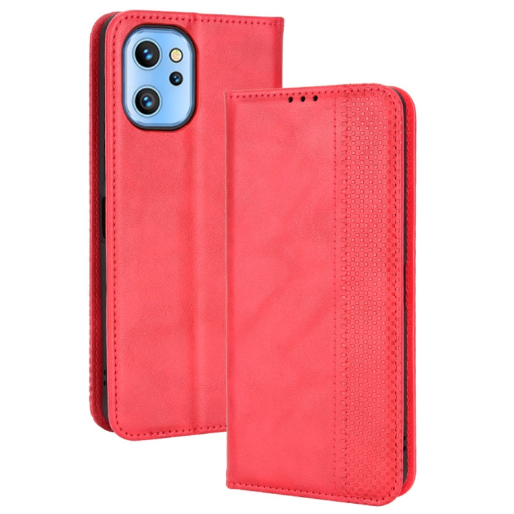Magnetic Buckle Retro Crazy Horse Leather Phone Case