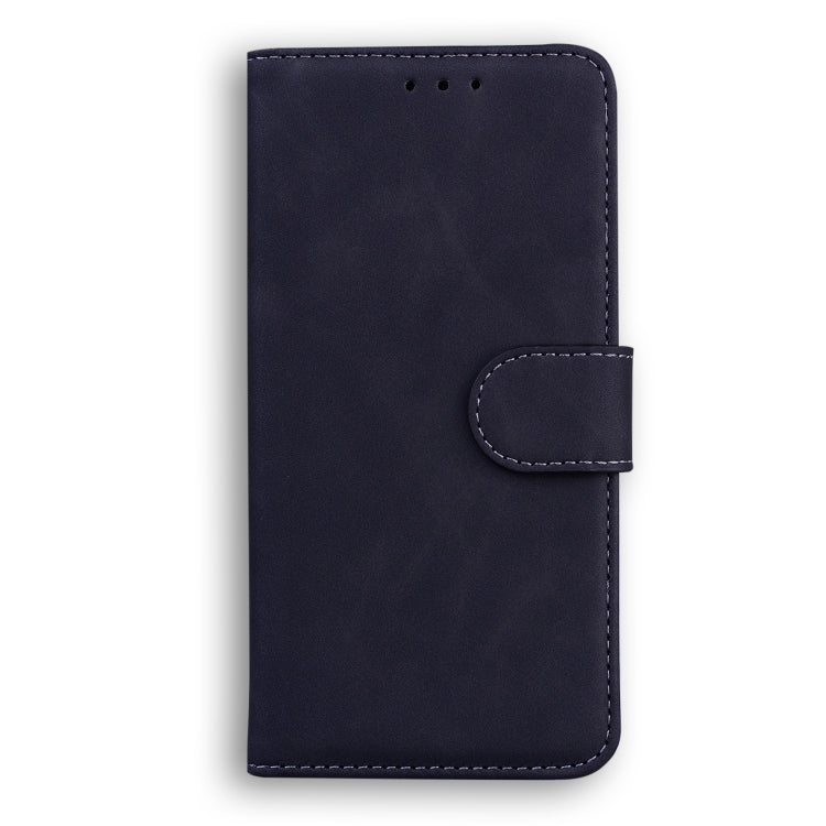 Skin Feel Pure Color Flip Leather Phone Case