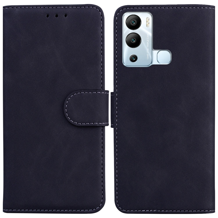 Skin Feel Pure Color Flip Leather Phone Case