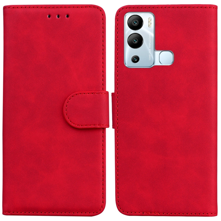 Skin Feel Pure Color Flip Leather Phone Case