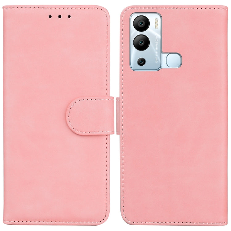 Skin Feel Pure Color Flip Leather Phone Case