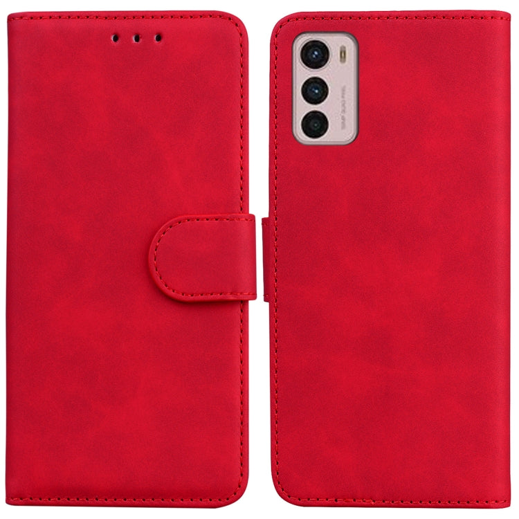 Skin Feel Pure Color Flip Leather Phone Case
