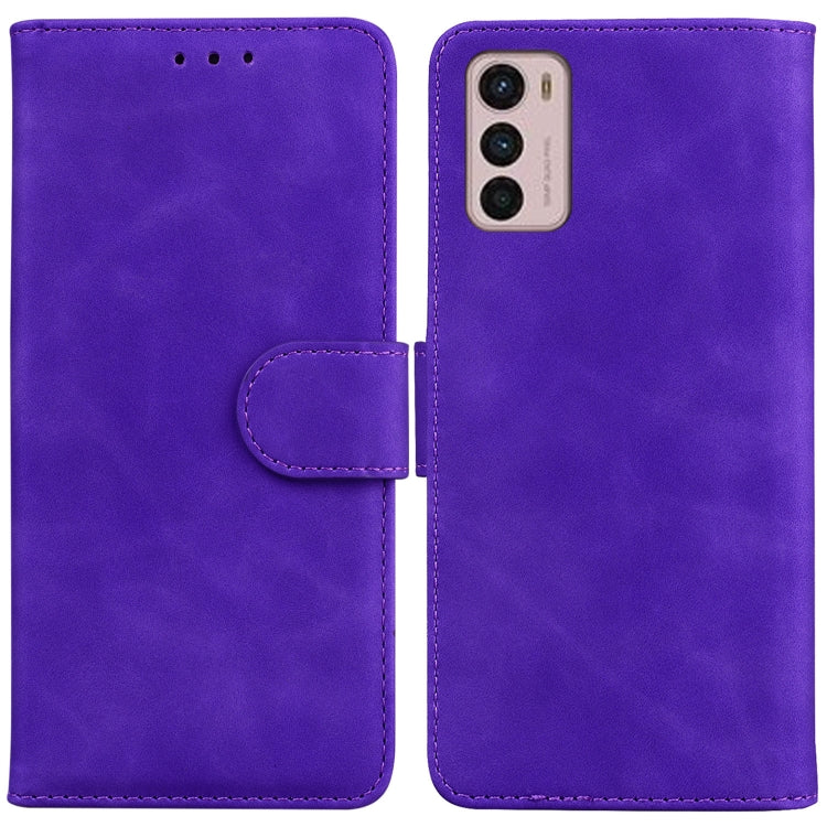 Skin Feel Pure Color Flip Leather Phone Case