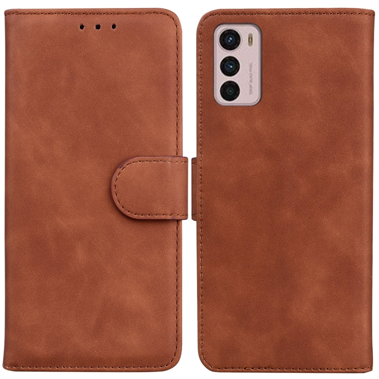 Skin Feel Pure Color Flip Leather Phone Case