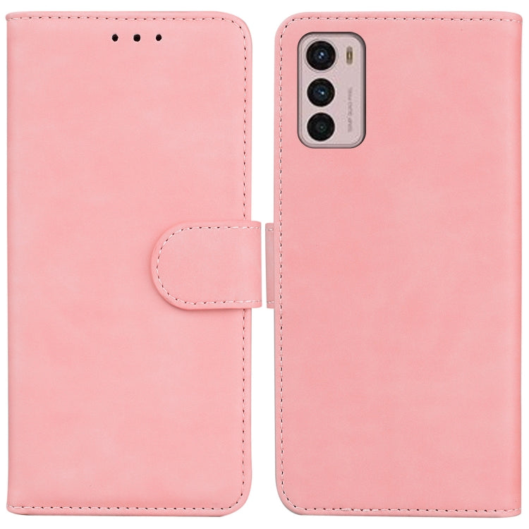 Skin Feel Pure Color Flip Leather Phone Case