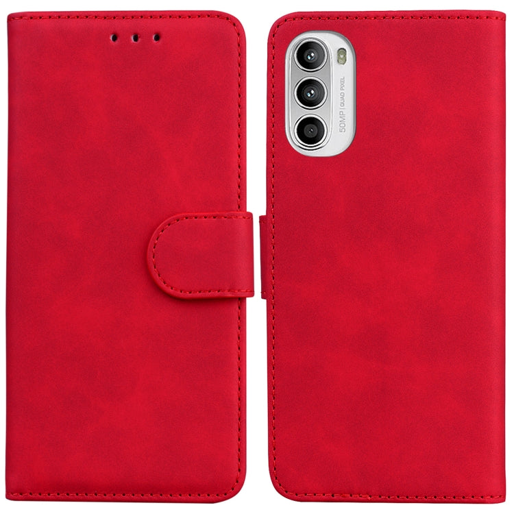 Skin Feel Pure Color Flip Leather Phone Case