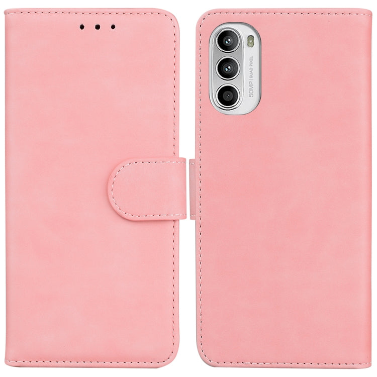 Skin Feel Pure Color Flip Leather Phone Case