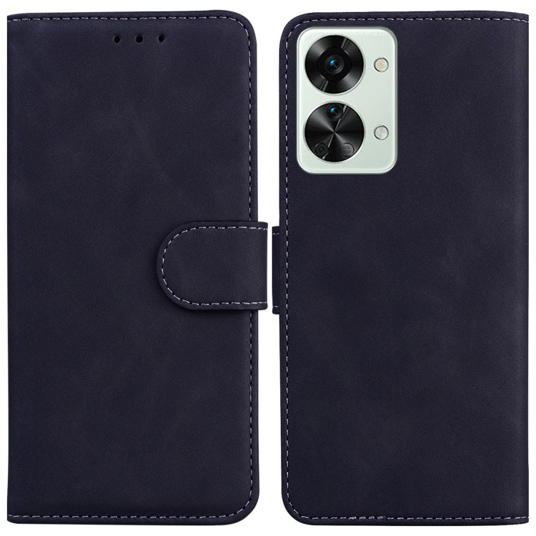 Skin Feel Pure Color Flip Leather Phone Case