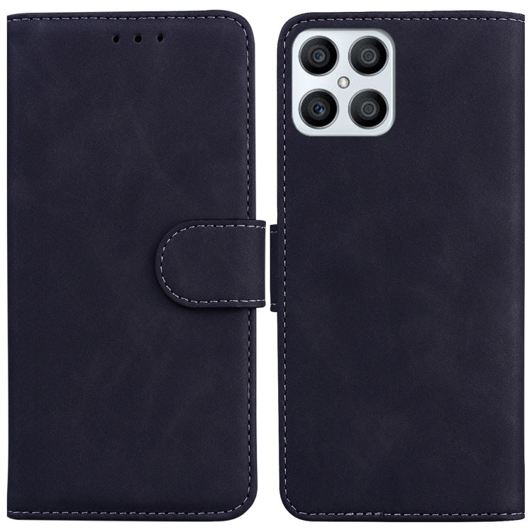 Skin Feel Pure Color Flip Leather Phone Case