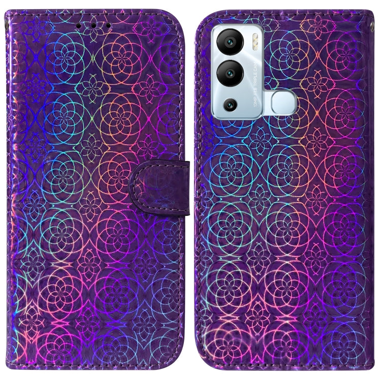 Colorful Magnetic Buckle Leather Phone Case