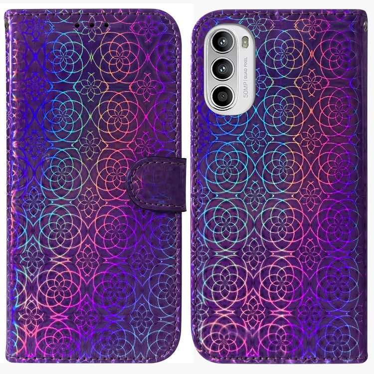 Colorful Magnetic Buckle Leather Phone Case