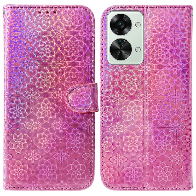 Colorful Magnetic Buckle Leather Phone Case