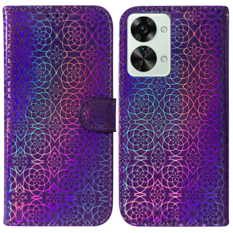 Colorful Magnetic Buckle Leather Phone Case