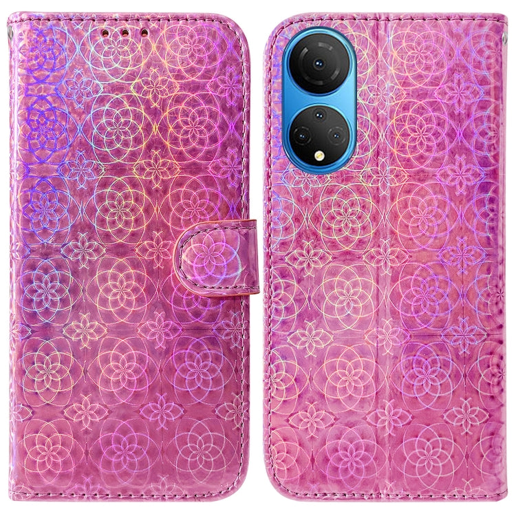 Colorful Magnetic Buckle Leather Phone Case