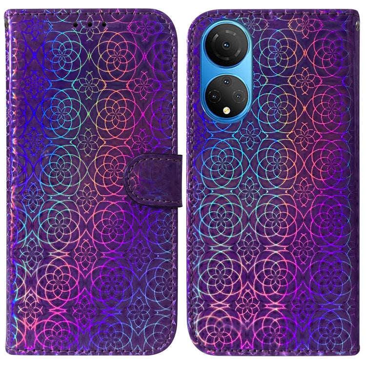 Colorful Magnetic Buckle Leather Phone Case