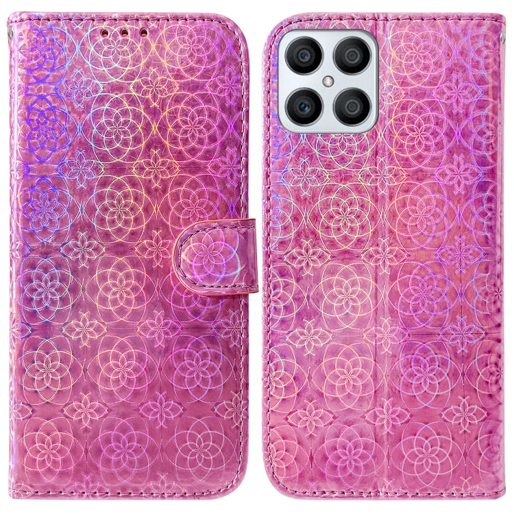 Colorful Magnetic Buckle Leather Phone Case