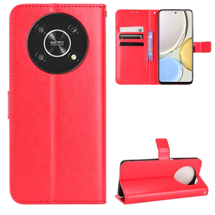 Crazy Horse Texture Horizontal Flip Phone Leather Case