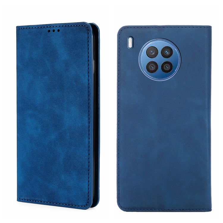 Skin Feel Magnetic Horizontal Flip Leather Phone Case