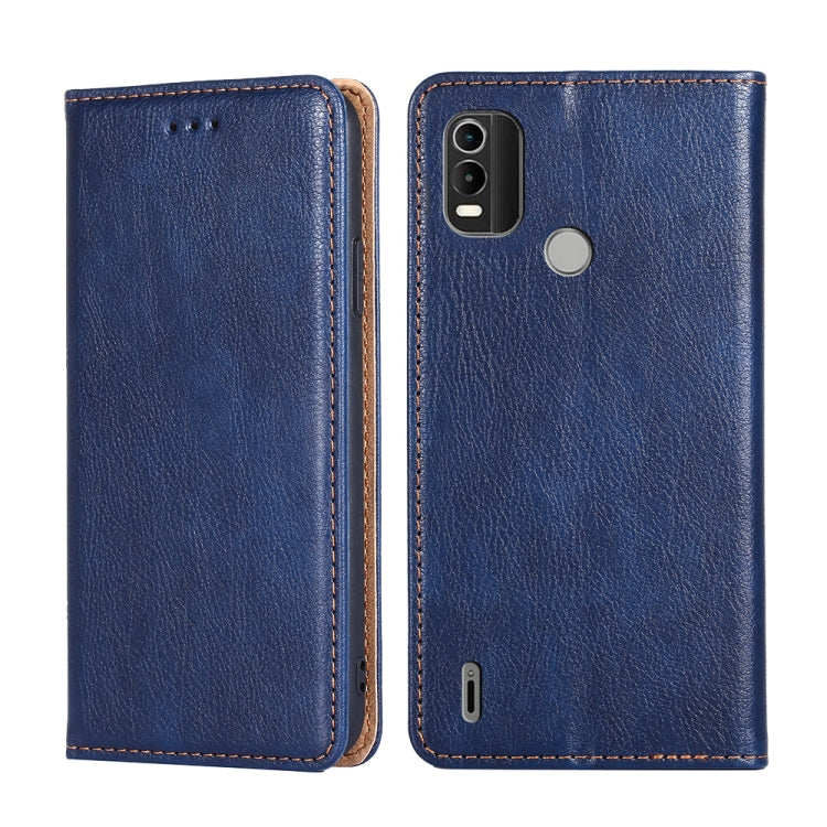 Gloss Oil Solid Color Magnetic Leather Phone Case