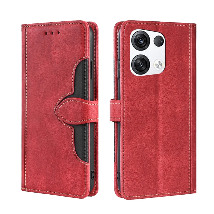 Skin Feel Magnetic Buckle Leather Phone Case