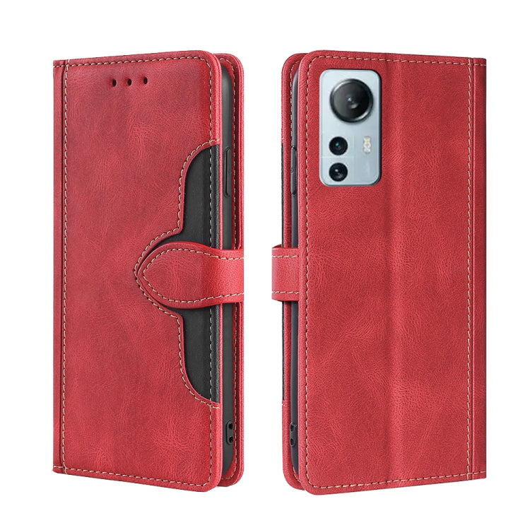 Skin Feel Magnetic Buckle Leather Phone Case