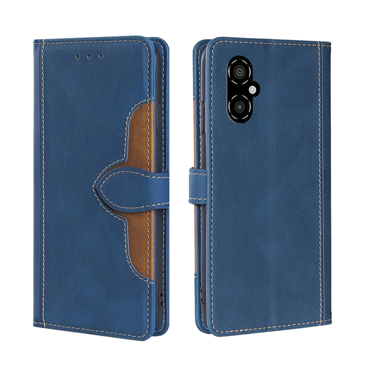 Skin Feel Magnetic Buckle Leather Phone Case