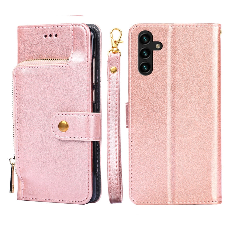 Zipper Bag PU + TPU Horizontal Flip Leather Phone Case