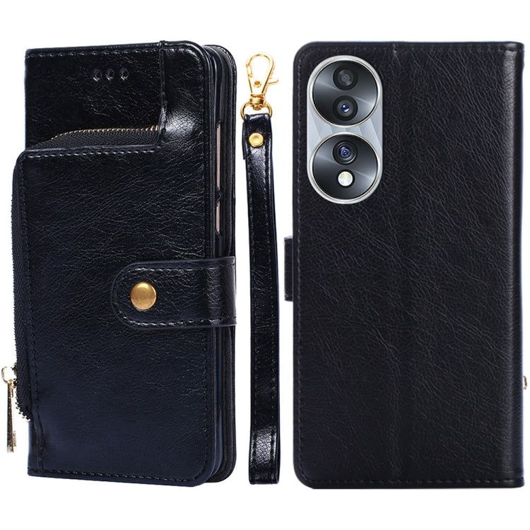 Zipper Bag PU + TPU Horizontal Flip Leather Phone Case