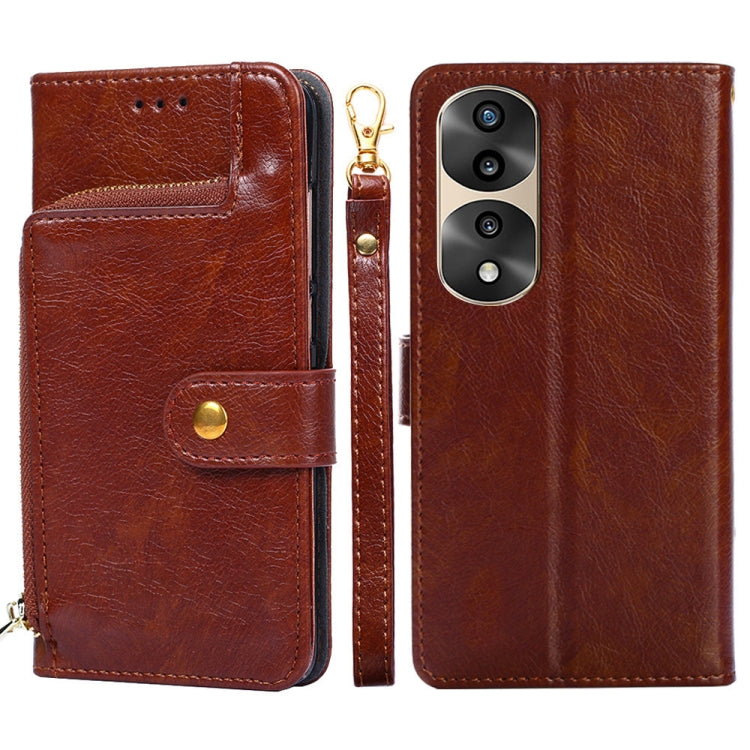 Zipper Bag PU + TPU Horizontal Flip Leather Phone Case