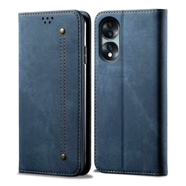 Denim Texture Flip Leather Phone Case