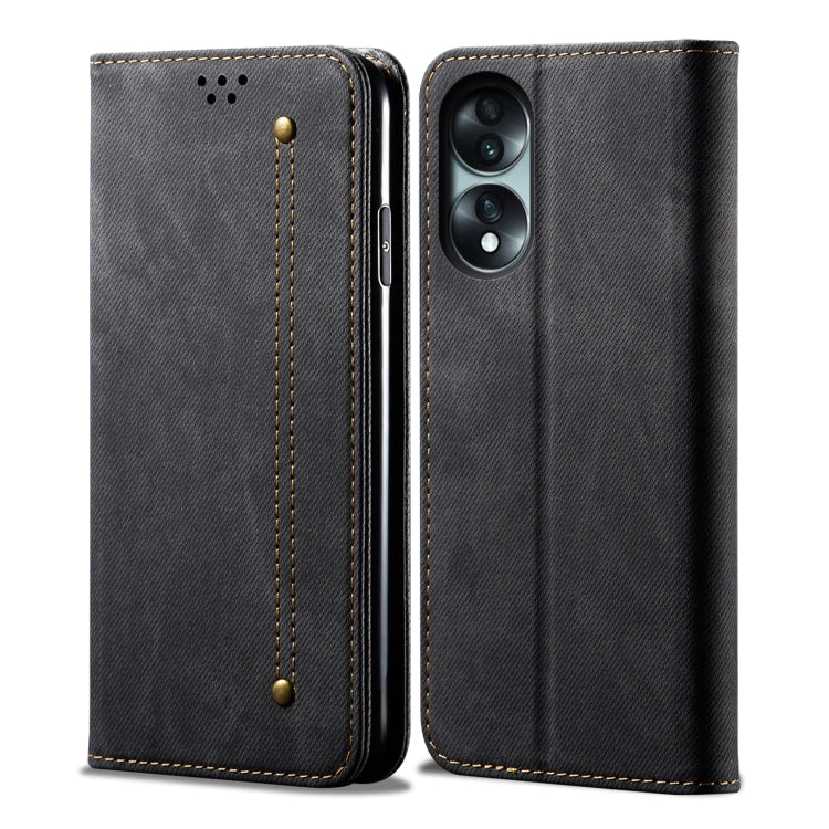 Denim Texture Flip Leather Phone Case