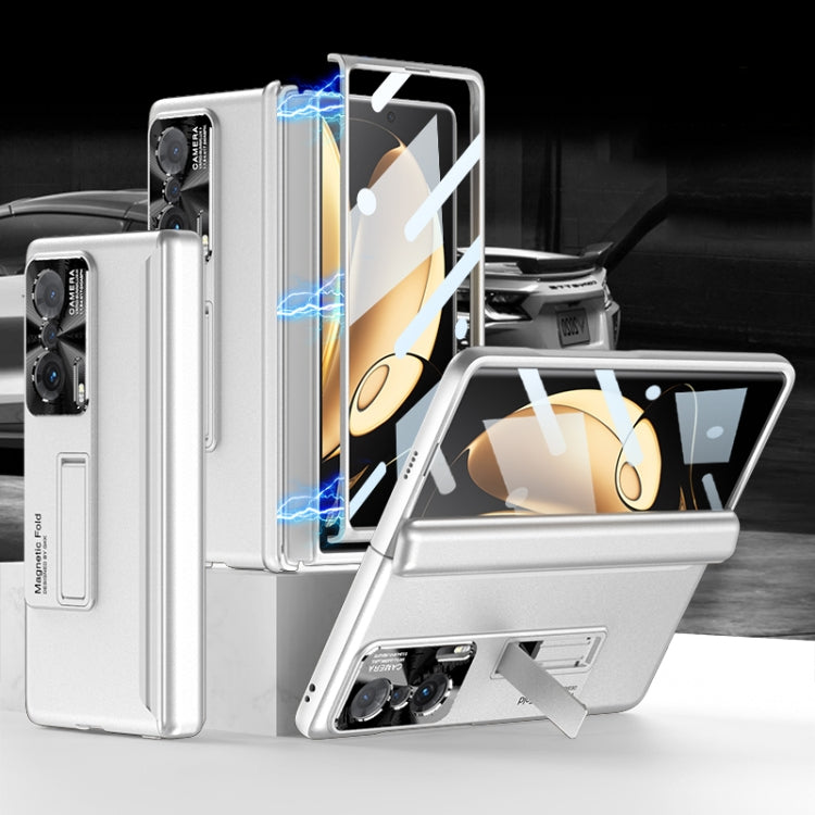 GKK Magnetic Hinge Flip Phone Case with Holder