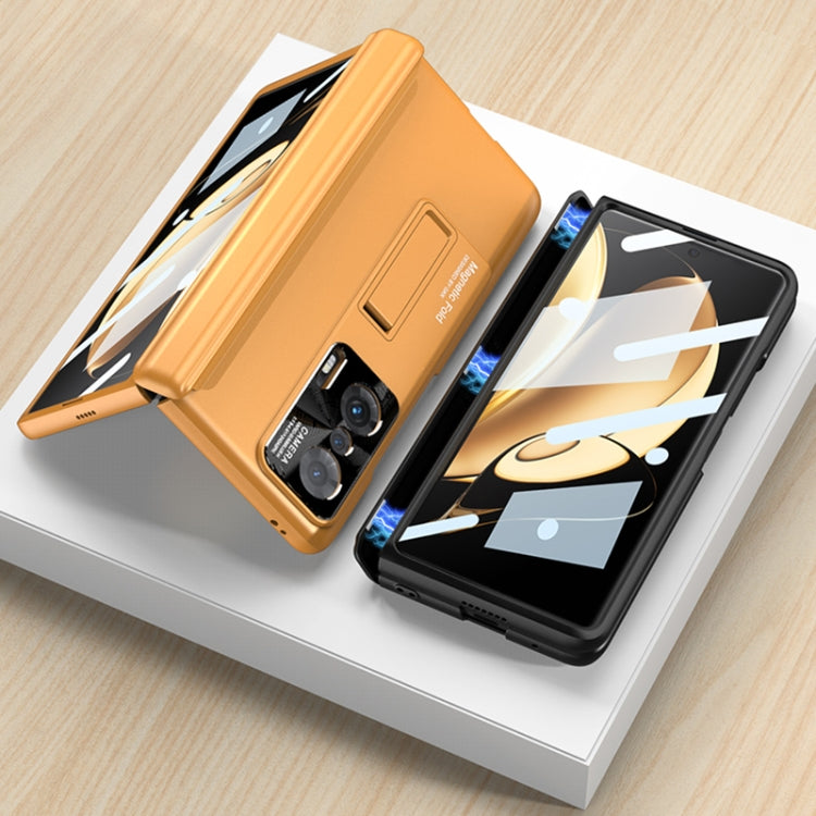 GKK Magnetic Hinge Flip Phone Case with Holder