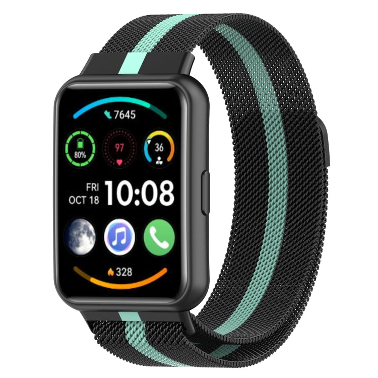 For Huawei Watch Fit 2 Milan Magnetic Stainless Steel Watch Band