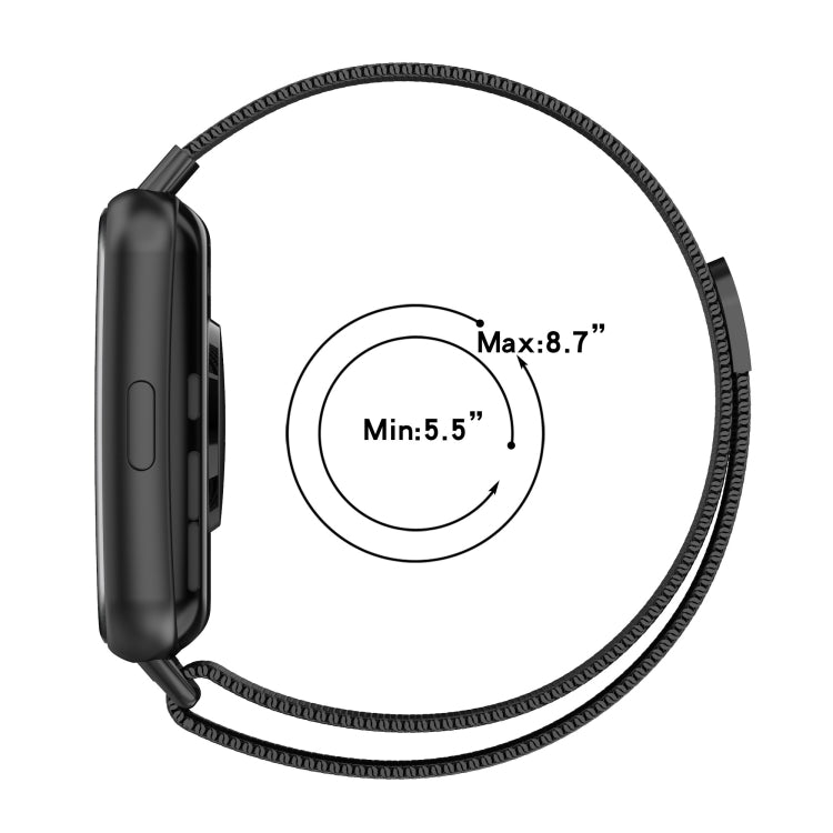 For Huawei Watch Fit 2 Milan Magnetic Stainless Steel Watch Band
