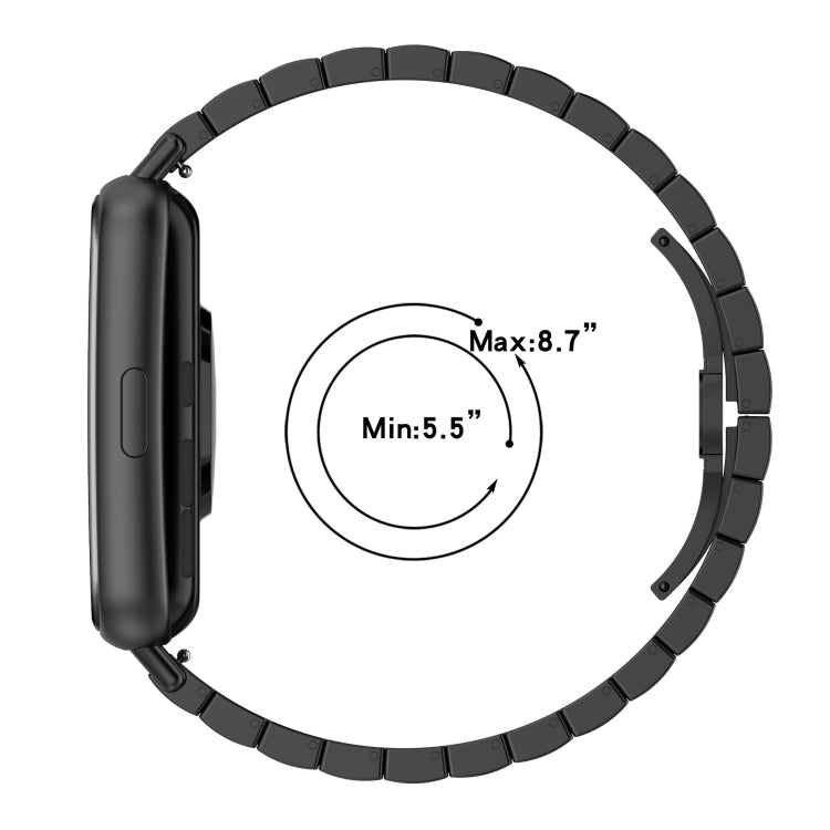 For Huawei Watch Fit 2 One-bead Metal Stainless Steel Watch Band
