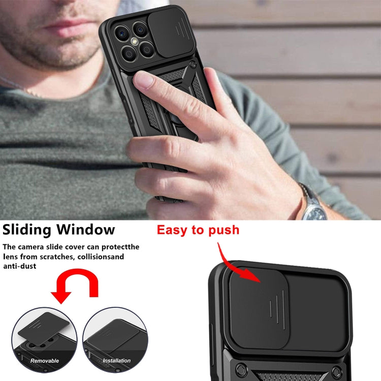 Sliding Camera Design TPU + PC Phone Case