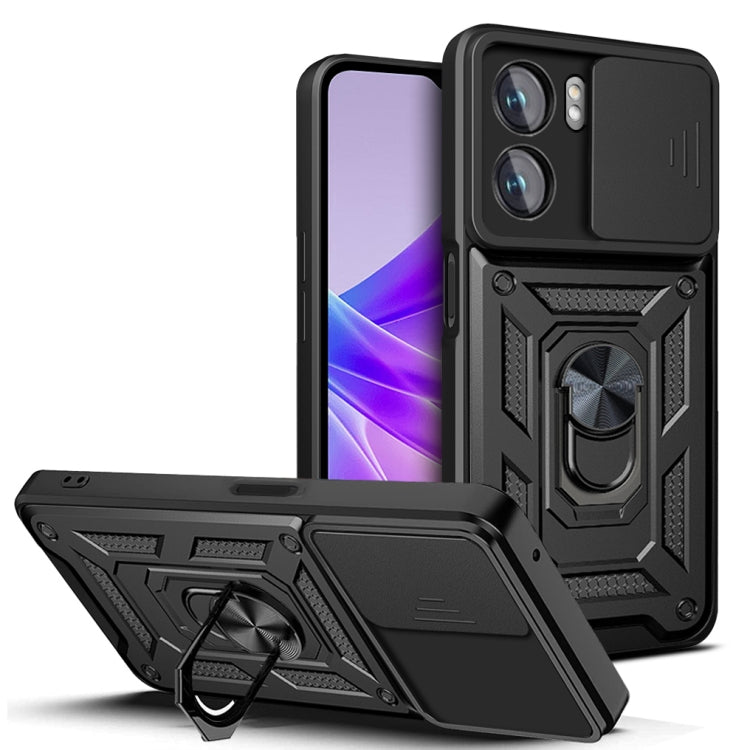 Sliding Camera Design TPU + PC Phone Case