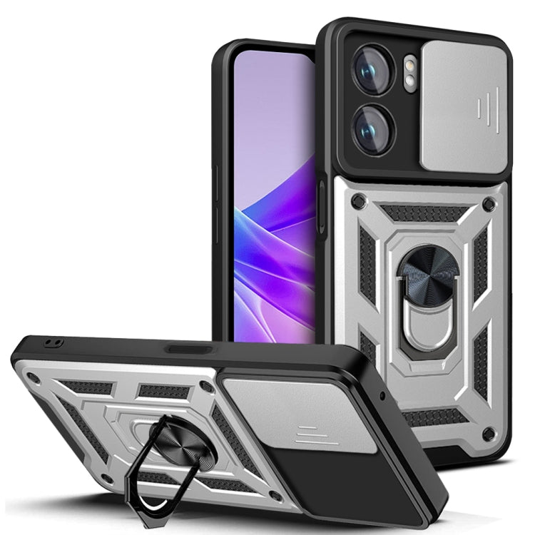 Sliding Camera Design TPU + PC Phone Case