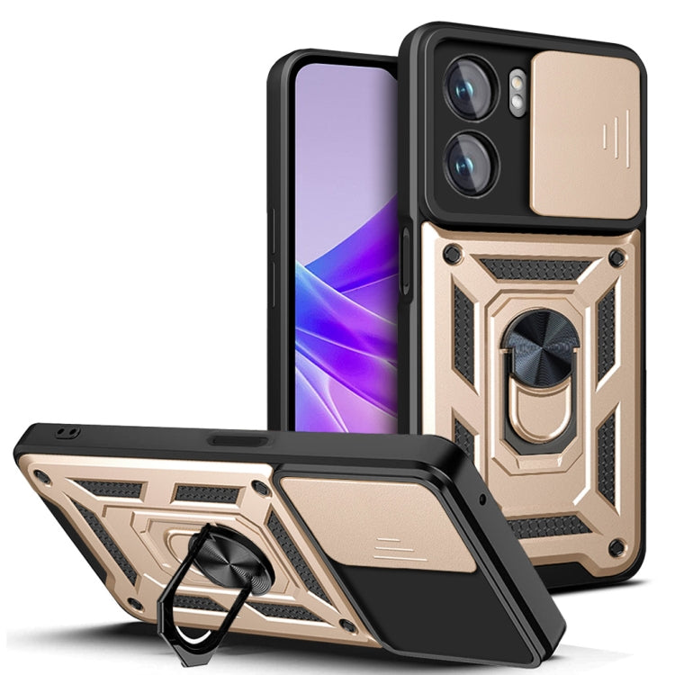 Sliding Camera Design TPU + PC Phone Case