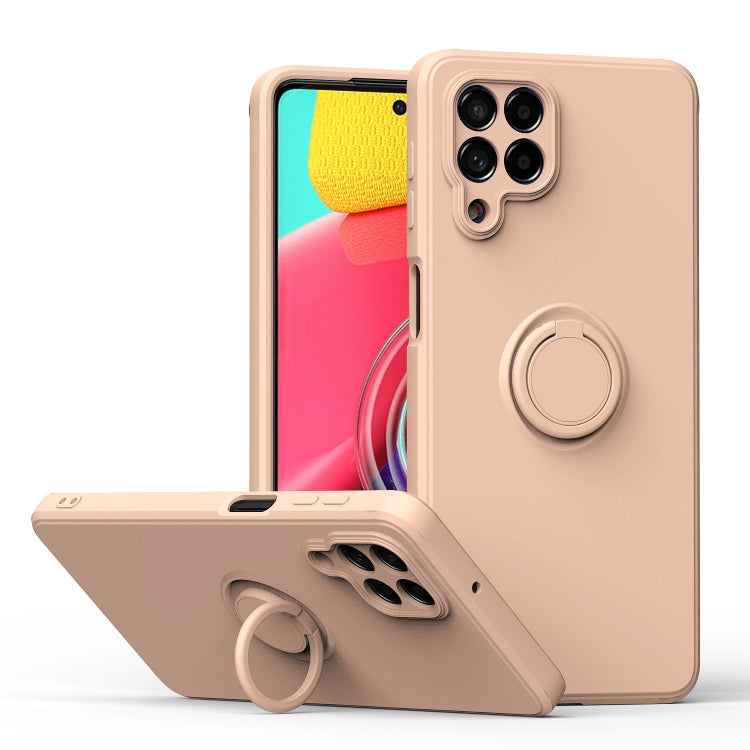 Ring Kickstand Silicone Phone Case