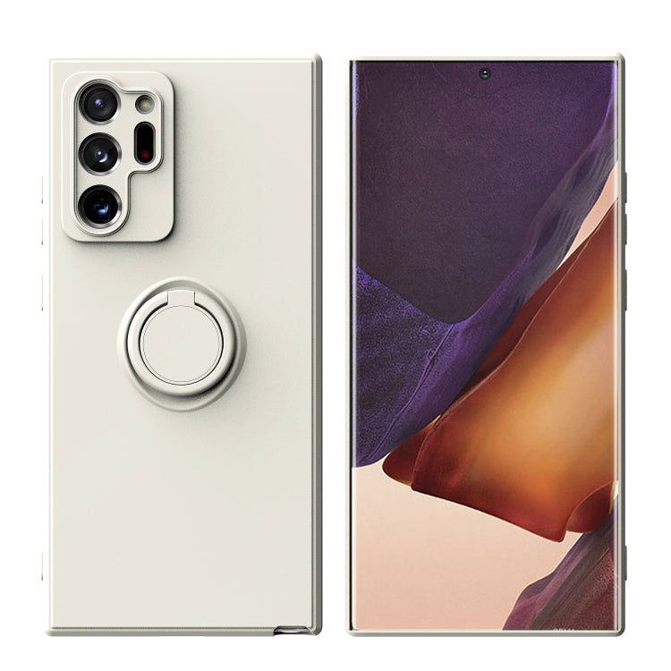 Ring Kickstand Silicone Phone Case
