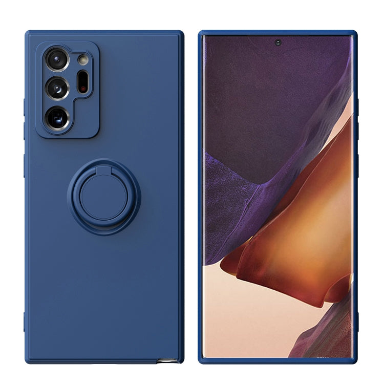 Ring Kickstand Silicone Phone Case