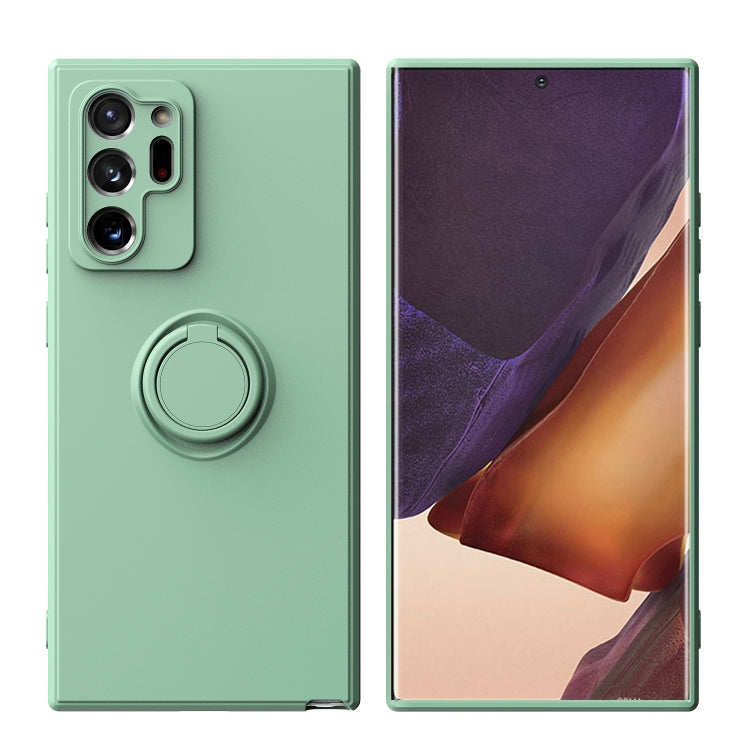 Ring Kickstand Silicone Phone Case