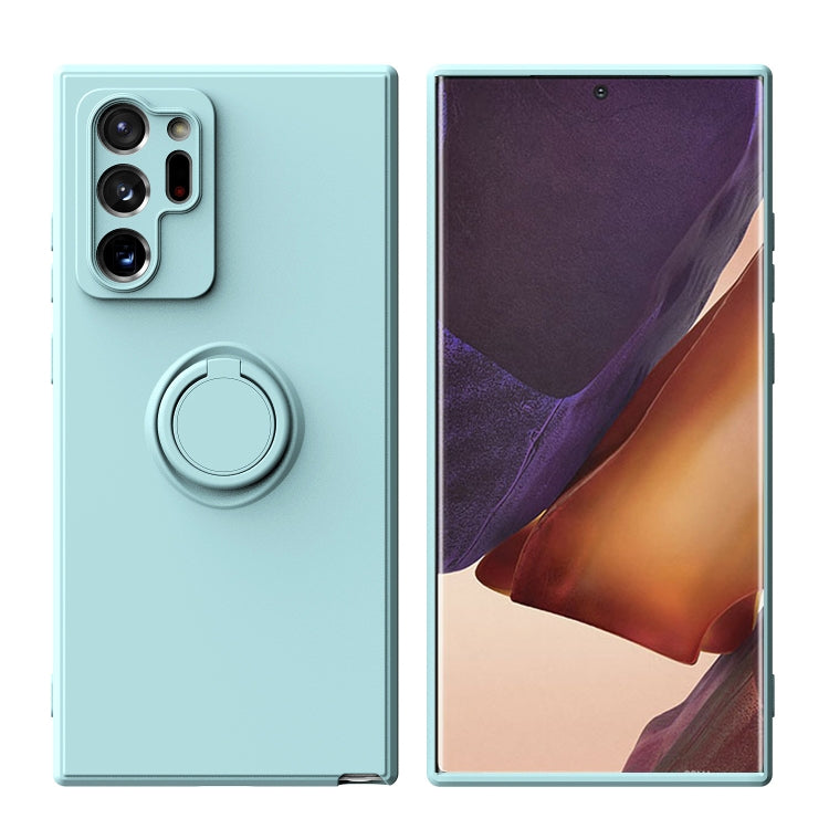 Ring Kickstand Silicone Phone Case