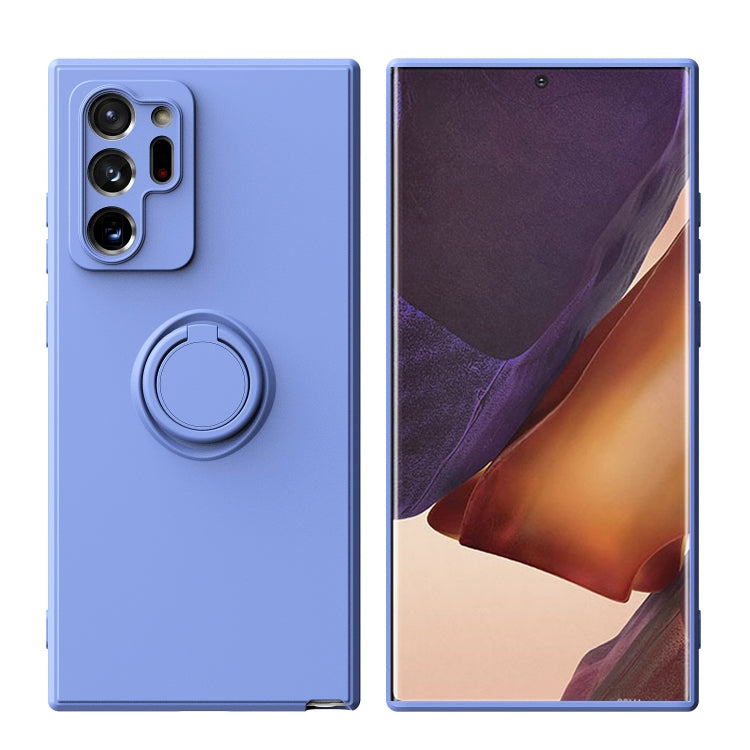 Ring Kickstand Silicone Phone Case
