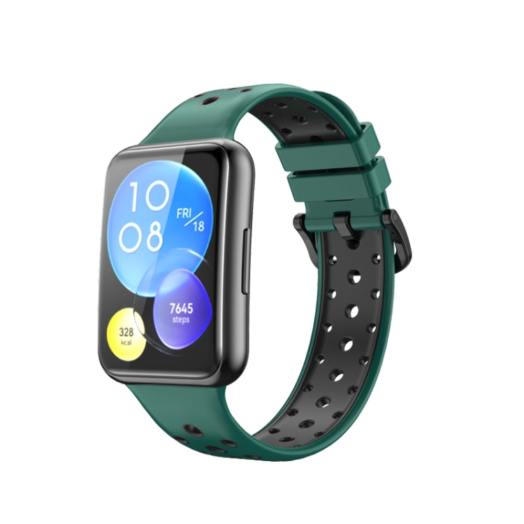 Two-color Silicone Watch Band