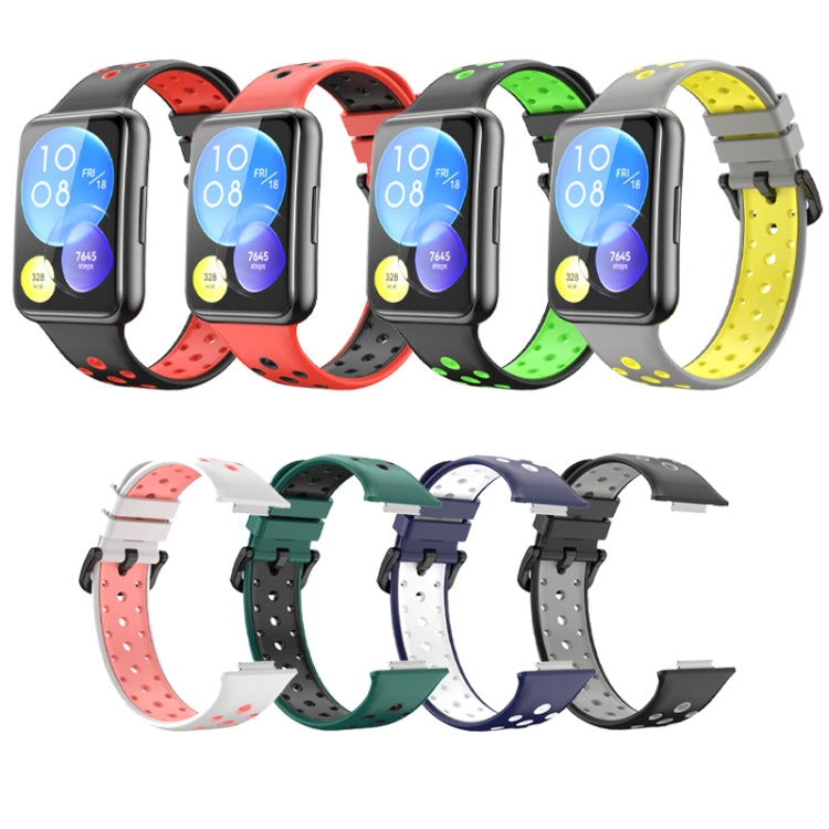 Two-color Silicone Watch Band
