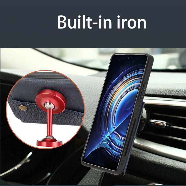 Double Buckle Card Slots Magnetic Phone Case